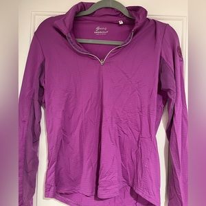 Bette and Court sz medium purple sunshirt